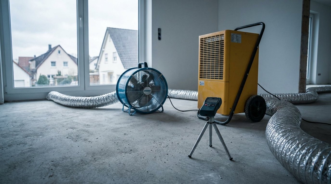 Bautrocknung in Kassel mit Trotec-Trockner
